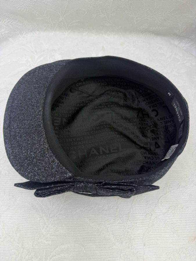 Chanel 蝴蝶結帽 M 未使用品-5