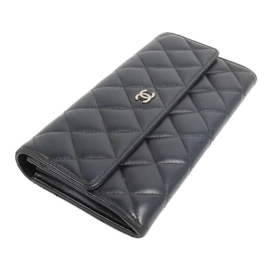 CHANEL 羊皮皮革Long Wallet長錢包-3