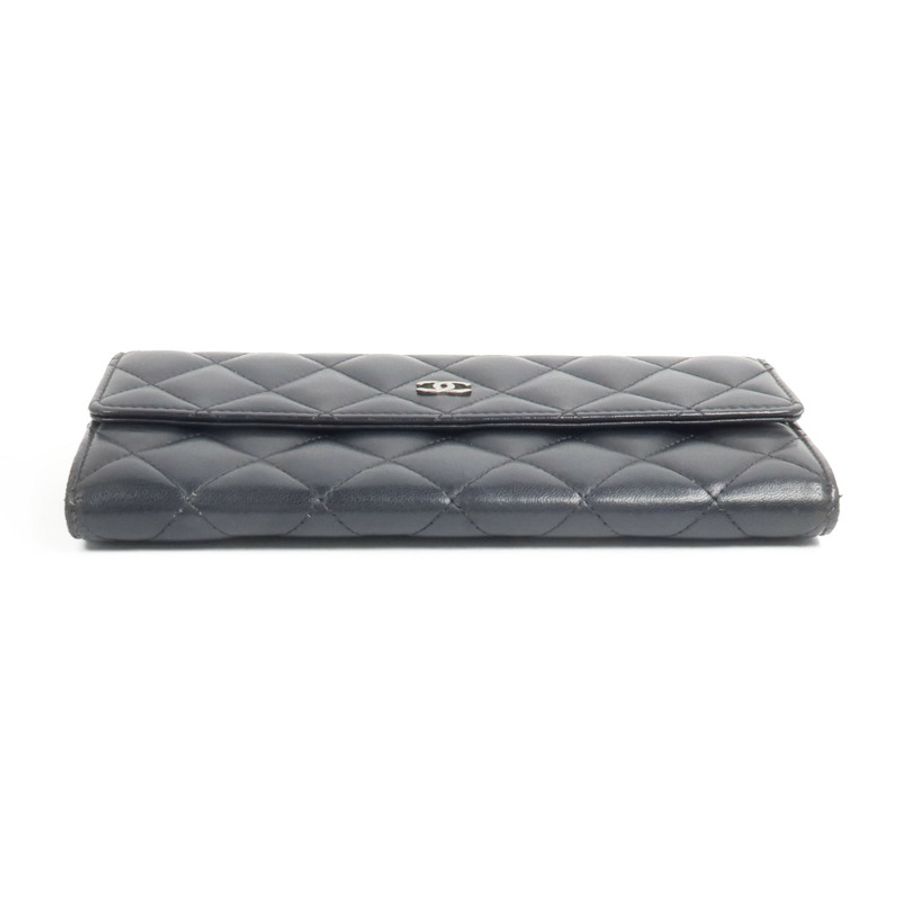 CHANEL 羊皮皮革Long Wallet長錢包-5