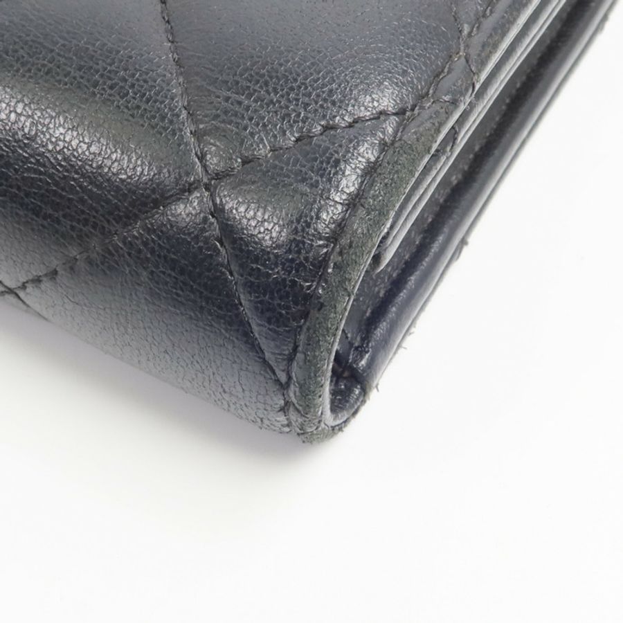 CHANEL 羊皮皮革Long Wallet長錢包-15