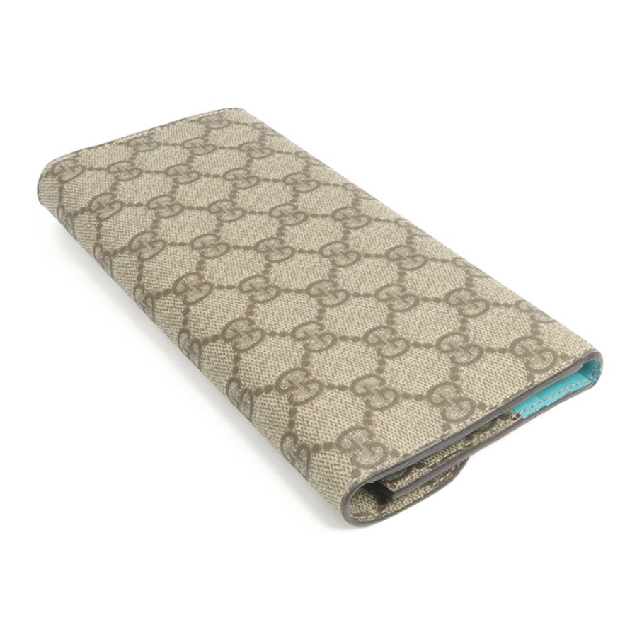 GUCCI 塗層帆布Long Wallet長錢包-4