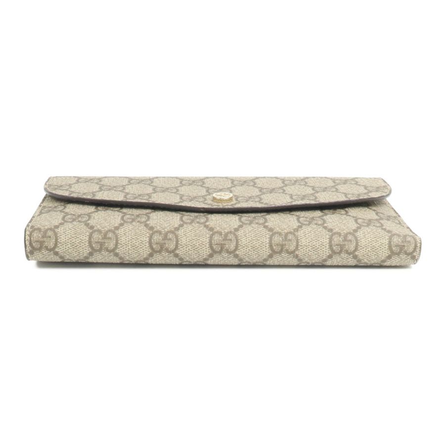 GUCCI 塗層帆布Long Wallet長錢包-5