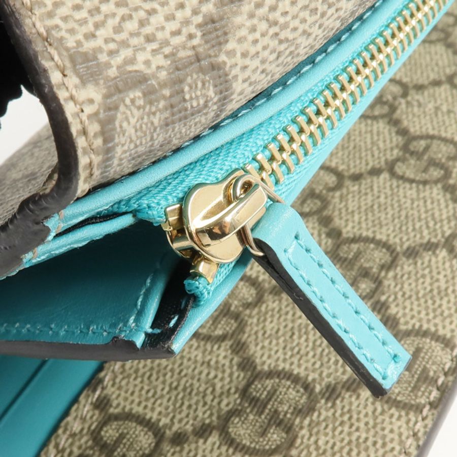 GUCCI 塗層帆布Long Wallet長錢包-8