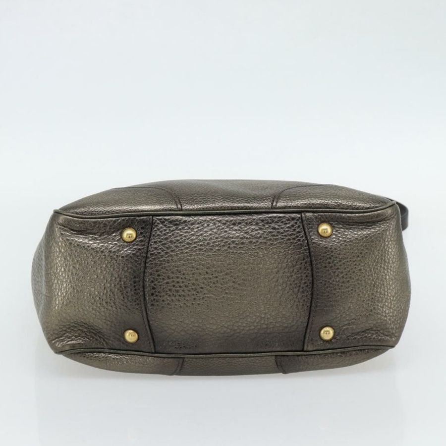 【日本直送】PRADA 皮革雙肩包 金色 正品 182095-4