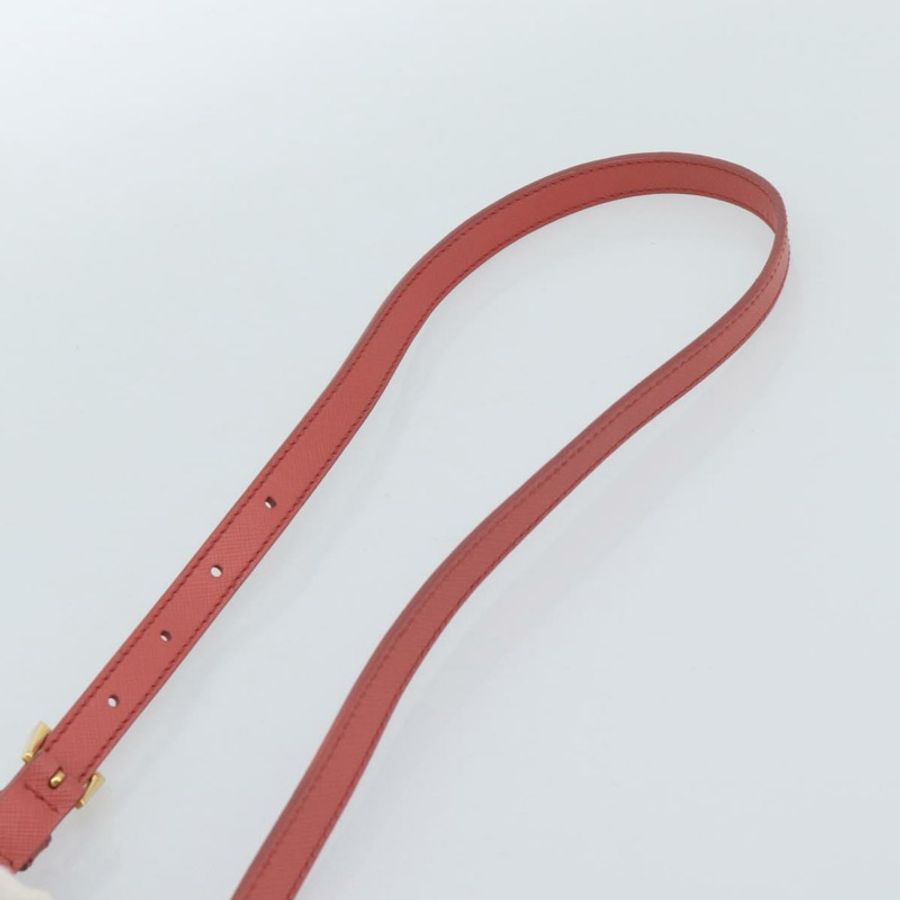 【日本直送】PRADA Galleria 手提包，Saffiano 皮革，兩用，粉金配色，正品，貨號 183648V-14