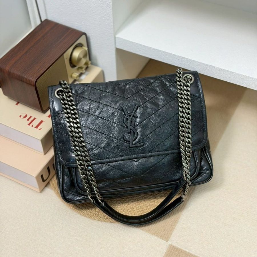 (專櫃十萬多🫪)🏷YSL 聖羅蘭．Niki 中號 新款D扣-0