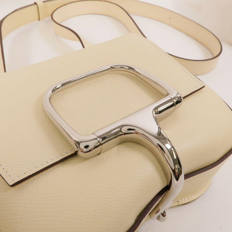 HERMES Epsom皮革Della Cavalleria Mini肩背袋Nata-6