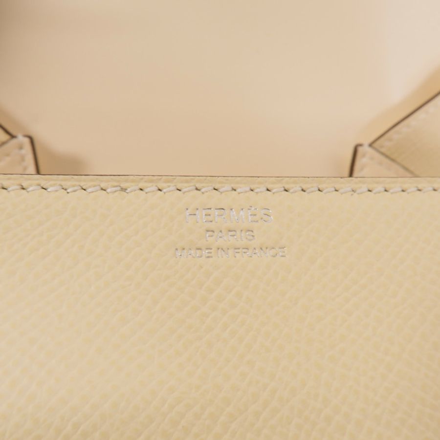 HERMES Epsom皮革Della Cavalleria Mini肩背袋Nata-7
