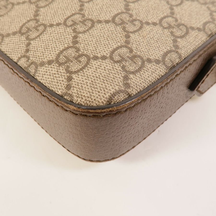 GUCCI 塗層帆布GG Ophidia Shoulder Bag肩背袋-13