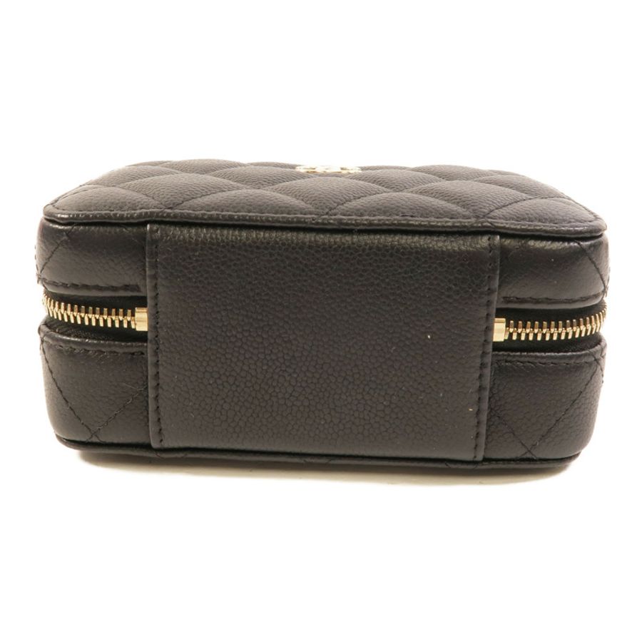 CHANEL 牛皮皮革Vanity Case手挽肩背兩用袋-3