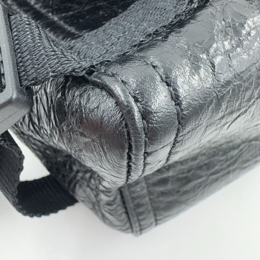 Balenciaga 黑色探險家小號郵差包（全配狀況超好！）-10