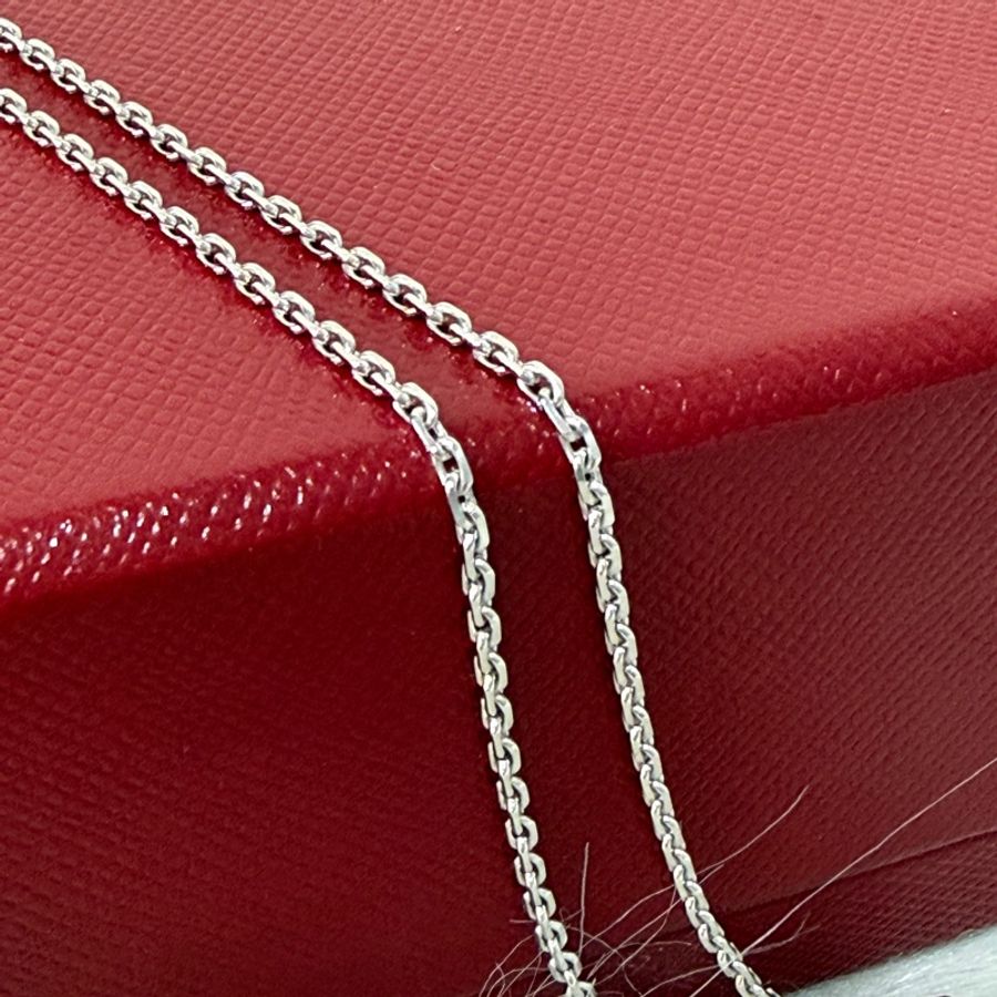 Cartier 卡地亞 750 HIMALIA 0.25CT 珍珠 鑽石 白K金 項鍊 鑽圈-17