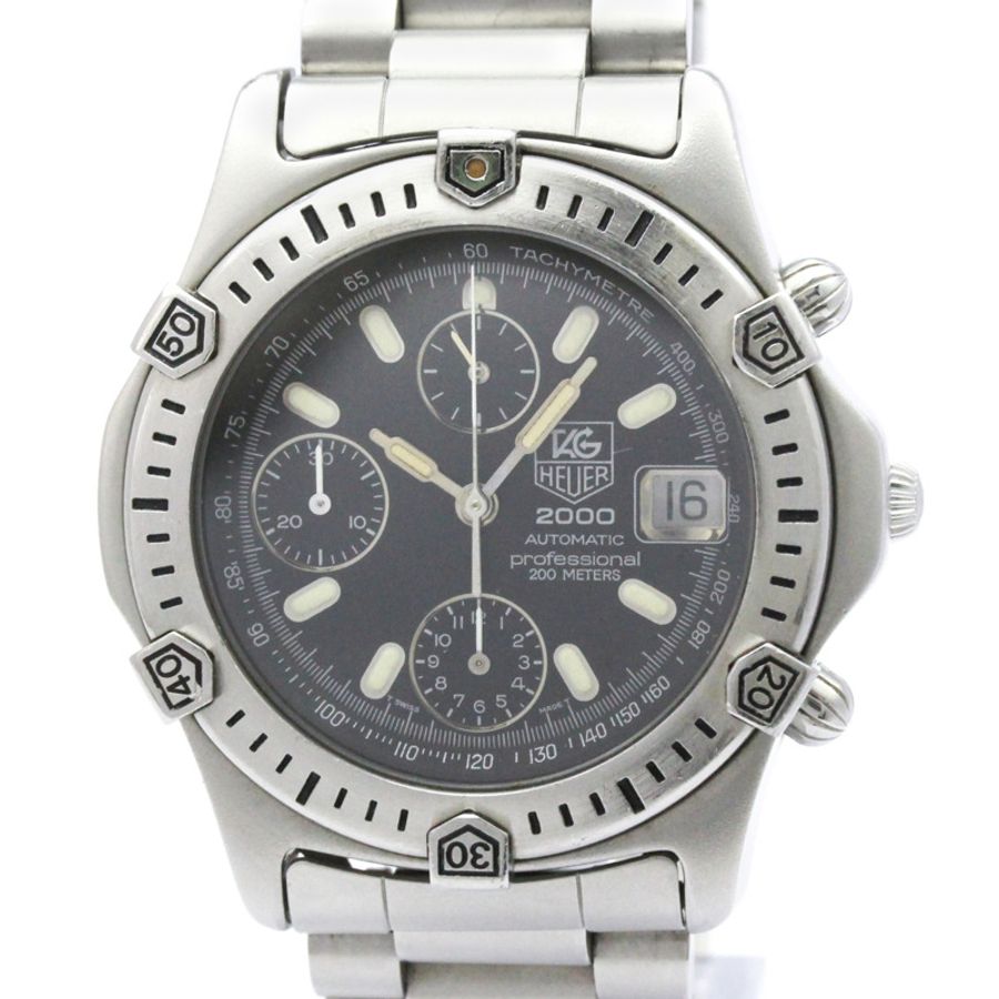 TAG HEUER 2000 專業計時碼錶 鋼製自動腕錶 169.306-0