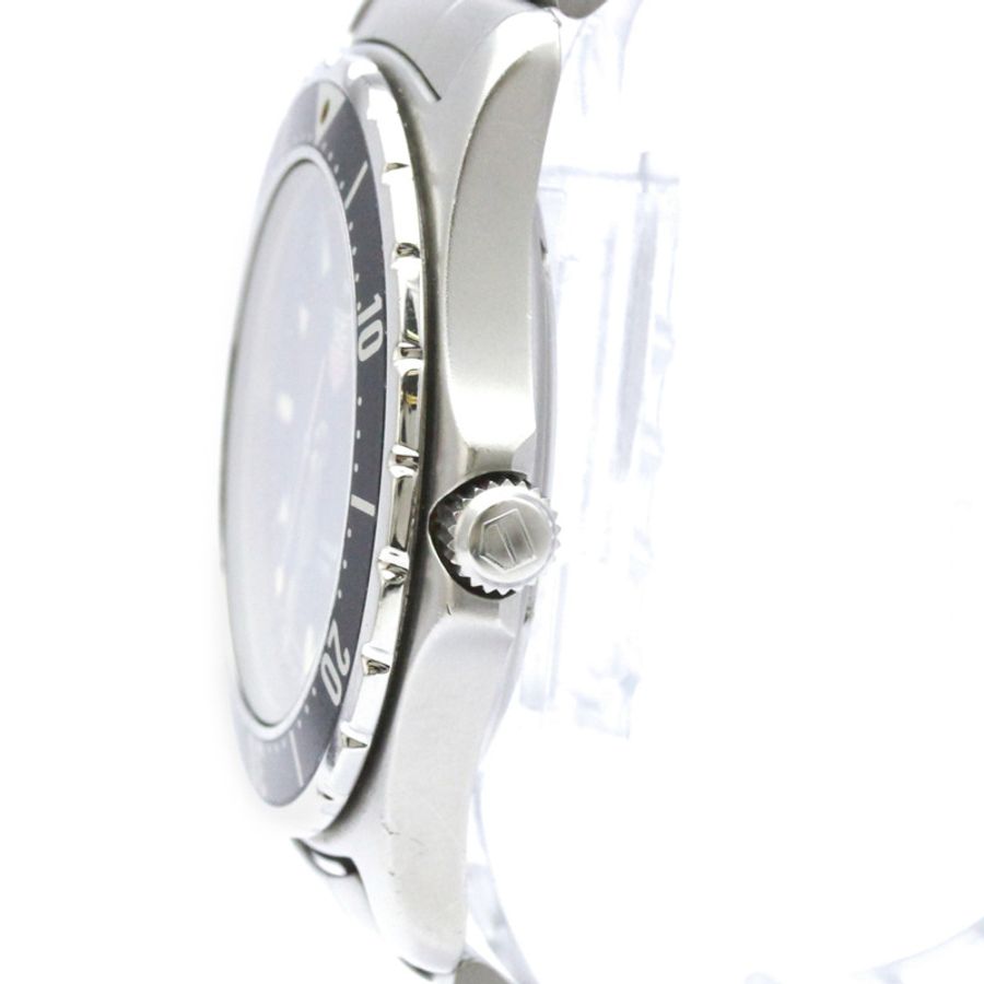 TAG HEUER 專業計時碼錶 鋼錶帶石英男士腕錶 973.006-3