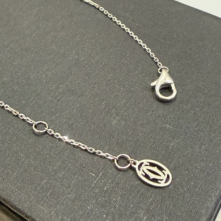 Cartier D'AMOUR手鏈 迷你款 白金-9
