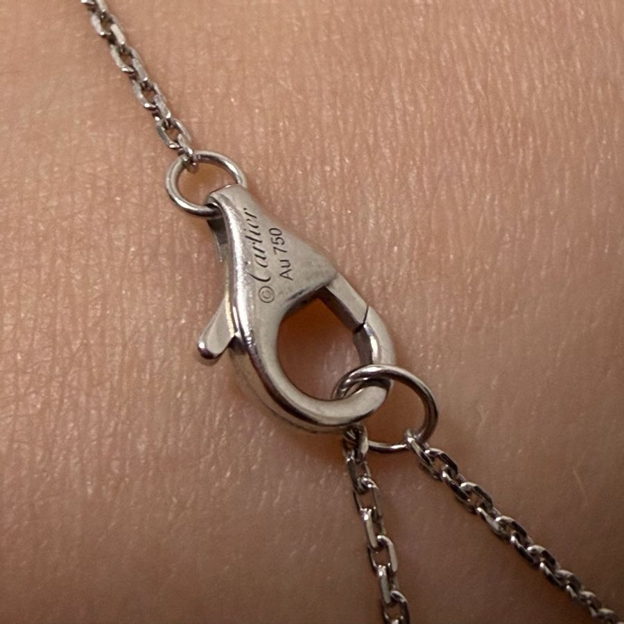 Cartier D'AMOUR手鏈 迷你款 白金-11