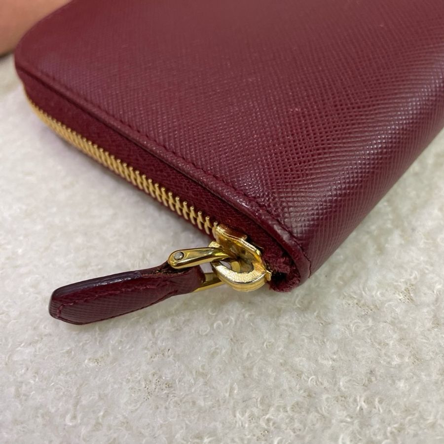 Prada/普拉達 長款錢包 紅色-16