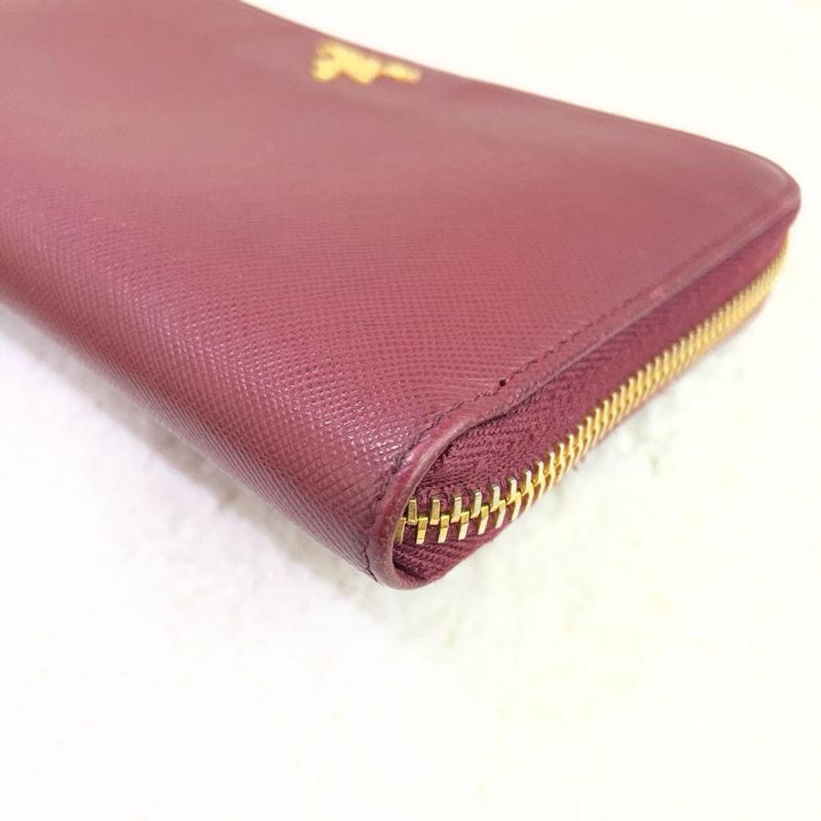 Prada/普拉達 長款錢包 紅色-19
