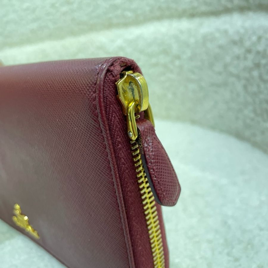 Prada/普拉達 長款錢包 紅色-28
