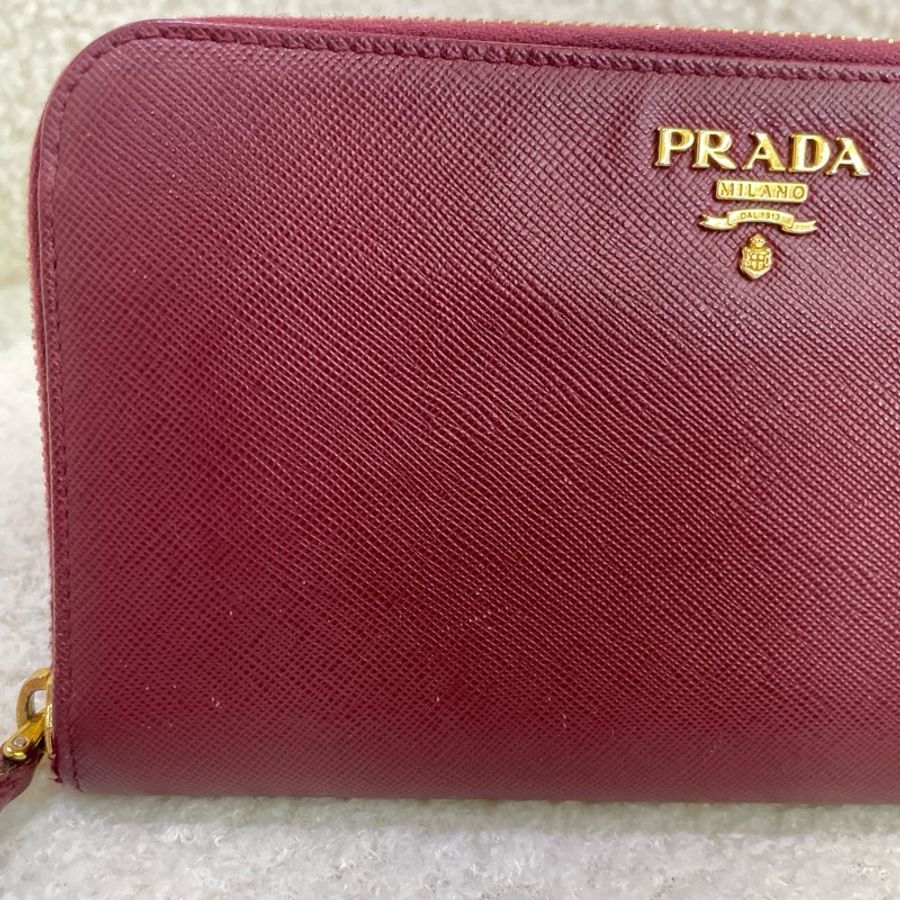 Prada/普拉達 長款錢包 紅色-30