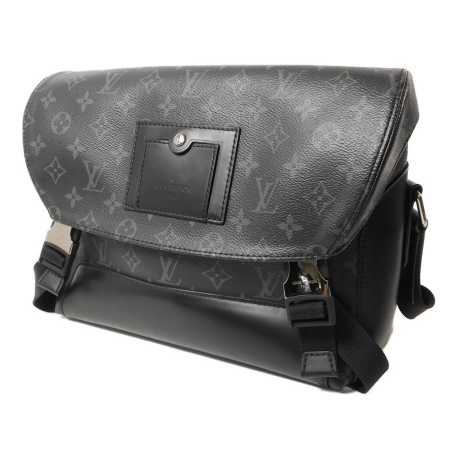 LOUIS VUITTON Monogram Eclipse Messenger PM Voyager肩背袋-2