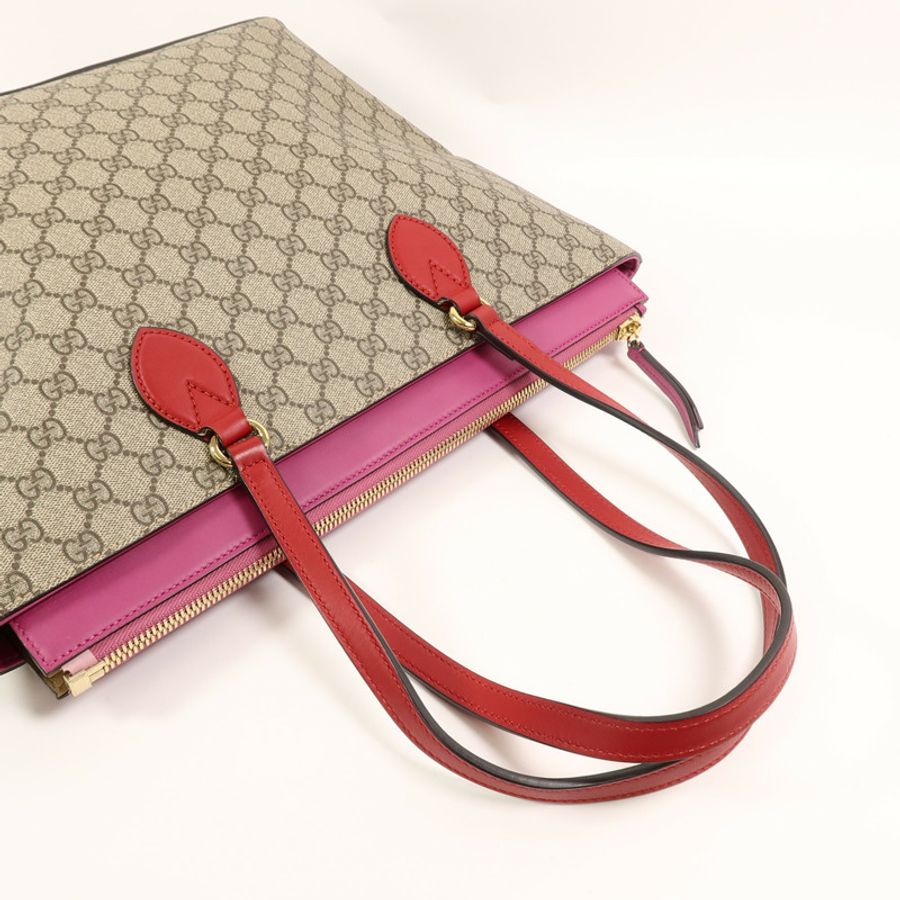 GUCCI 塗層帆布Tote Bag肩背袋-7