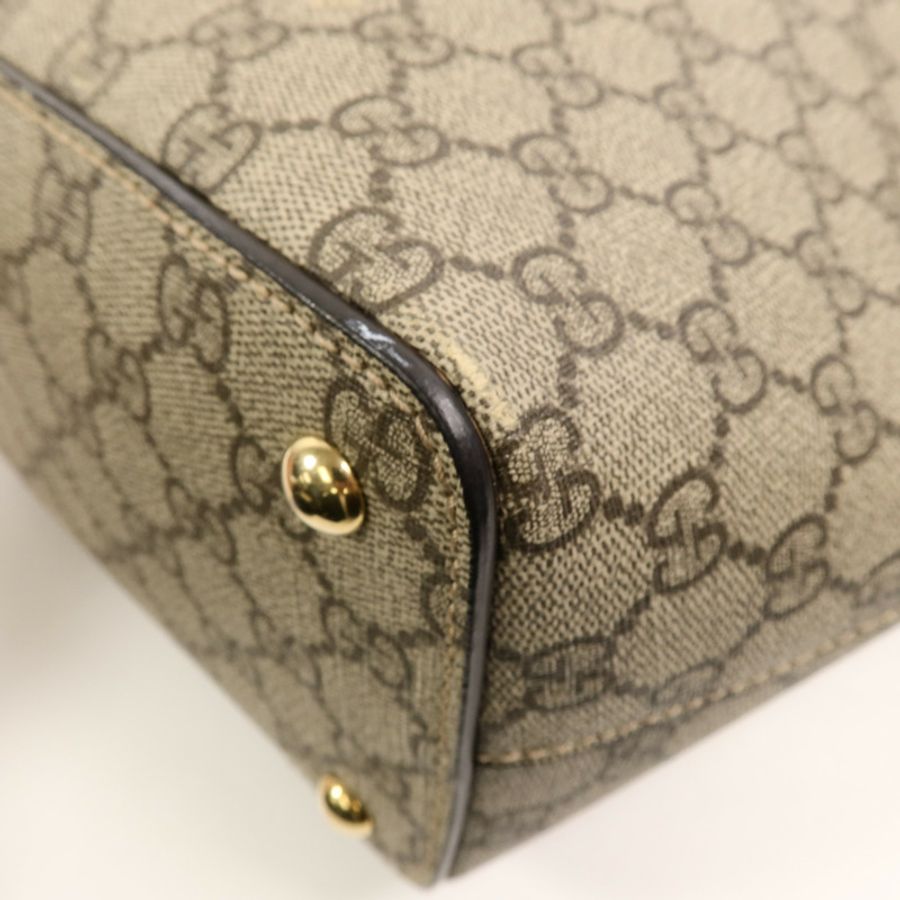 GUCCI 塗層帆布Tote Bag肩背袋-8