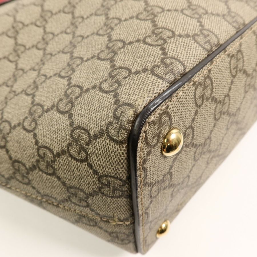 GUCCI 塗層帆布Tote Bag肩背袋-9