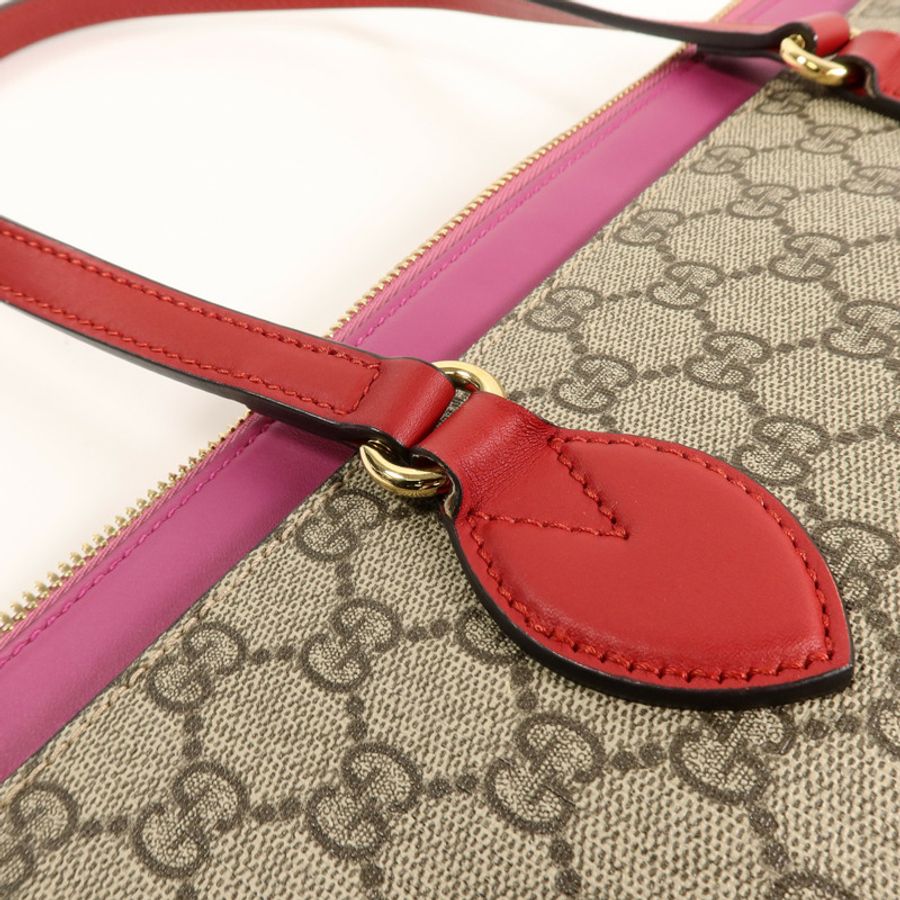 GUCCI 塗層帆布Tote Bag肩背袋-12