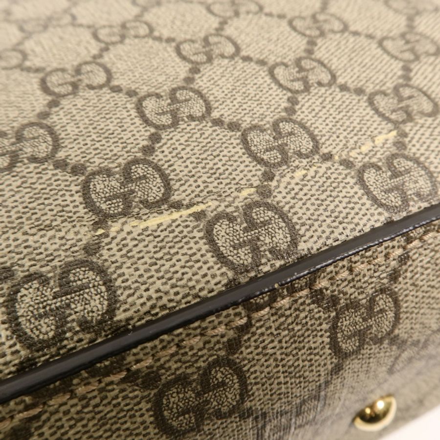 GUCCI 塗層帆布Tote Bag肩背袋-15