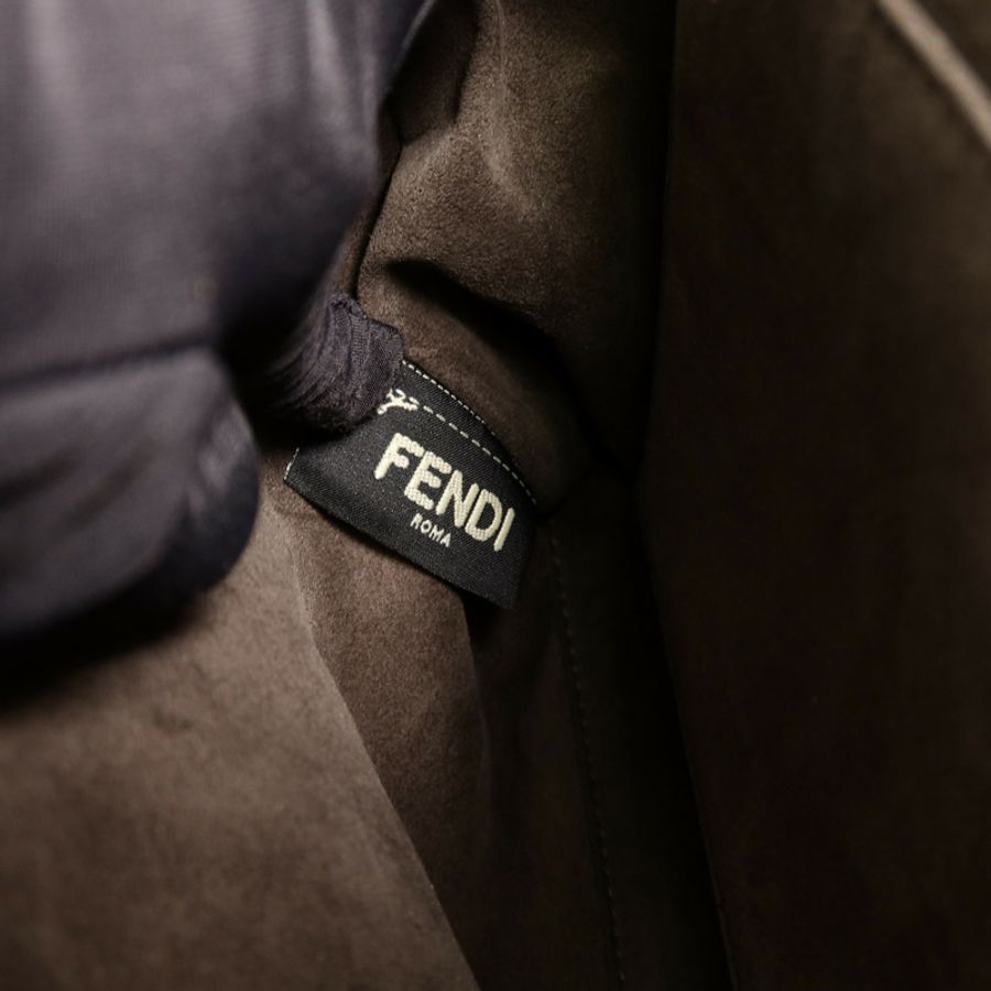 FENDI 牛皮皮革Dotcom手挽肩背兩用袋-6