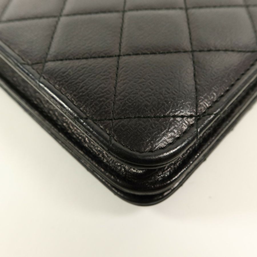 CHANEL 羊皮皮革Wallet On Chain鏈帶肩背袋-11
