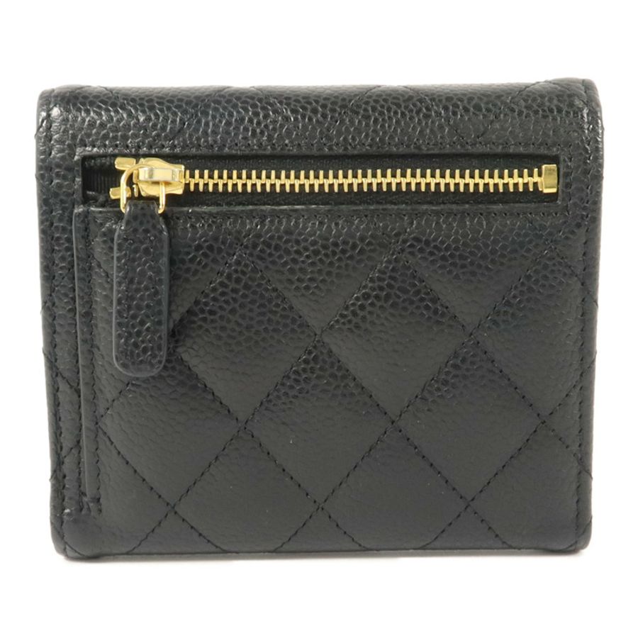 CHANEL 牛皮皮革Classic Small Flap Wallet錢包-1
