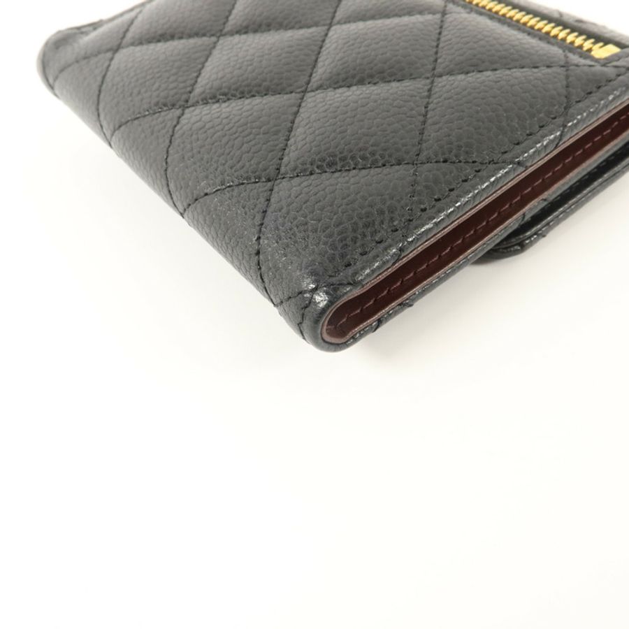 CHANEL 牛皮皮革Classic Small Flap Wallet錢包-13
