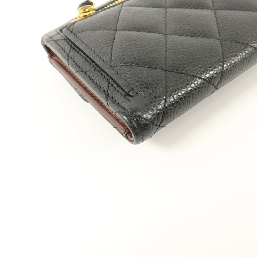 CHANEL 牛皮皮革Classic Small Flap Wallet錢包-14