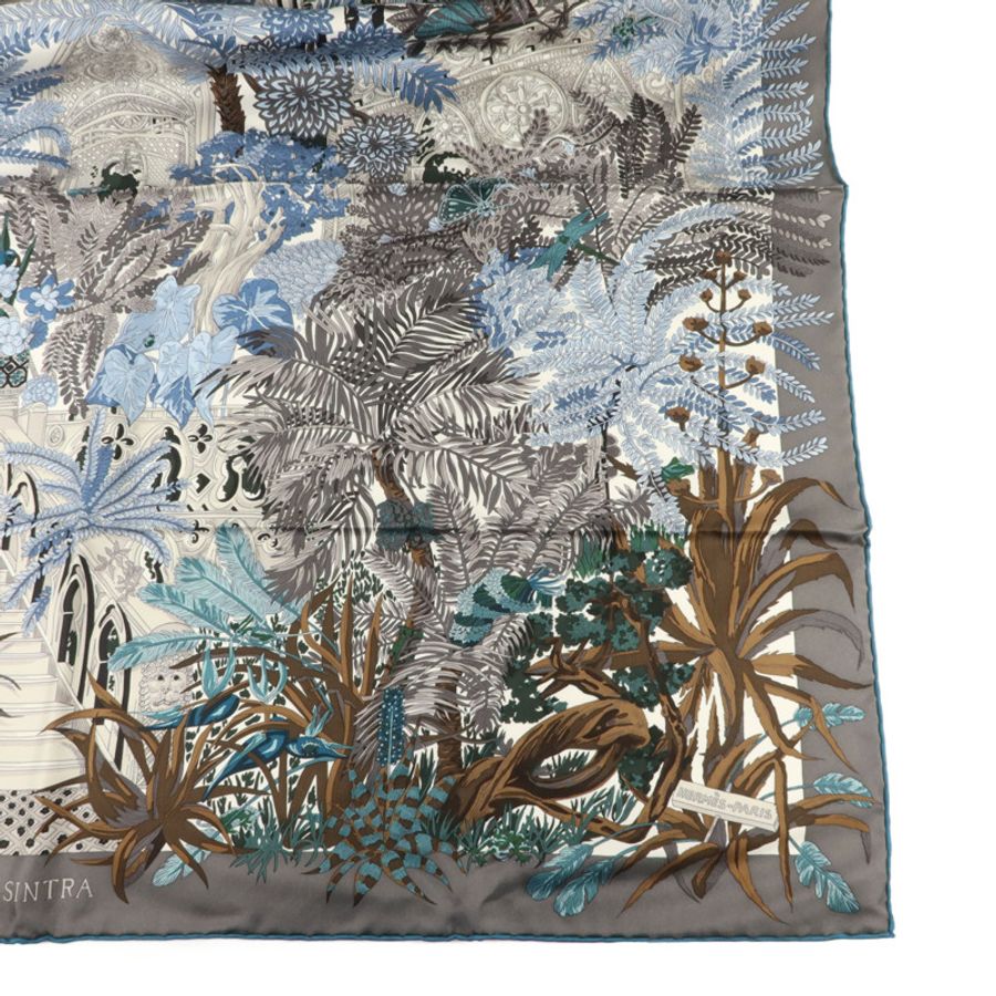HERMES 絲質Scarf 90X90絲巾-4