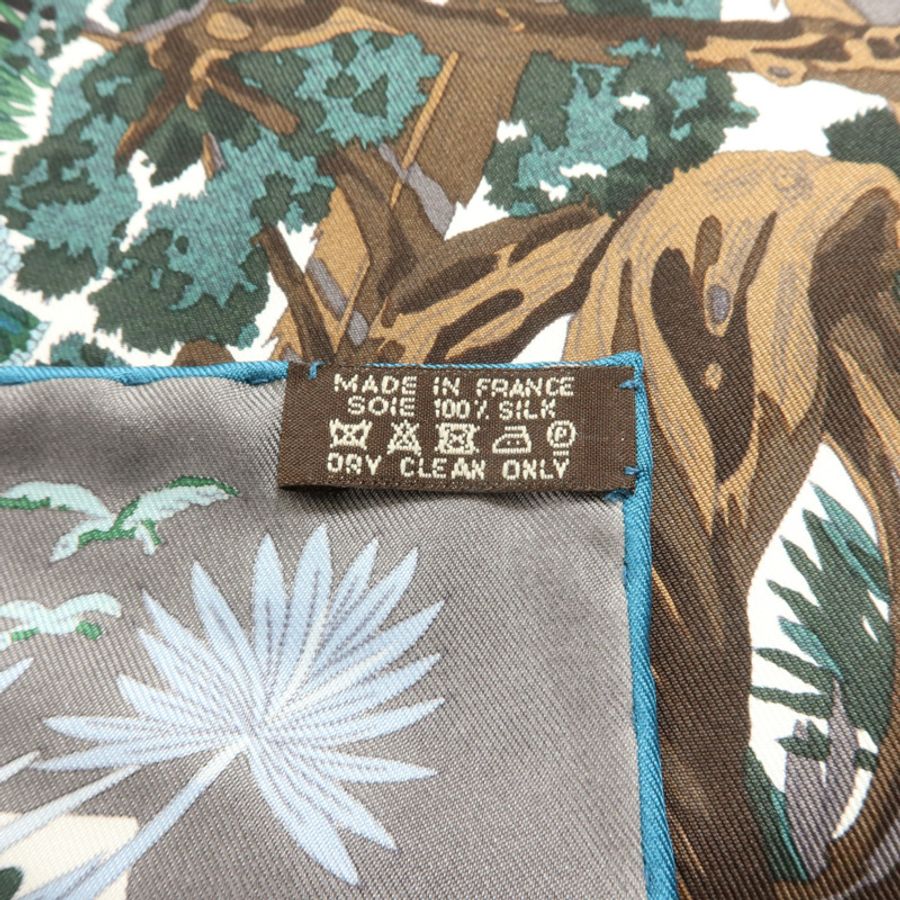 HERMES 絲質Scarf 90X90絲巾-8