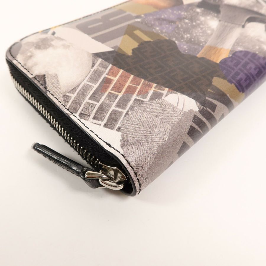 FENDI 牛皮皮革Long wallet長錢包-9