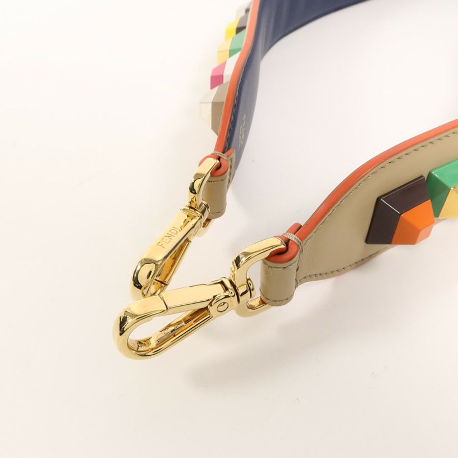 FENDI 牛皮皮革Strap You Strap肩背帶-4