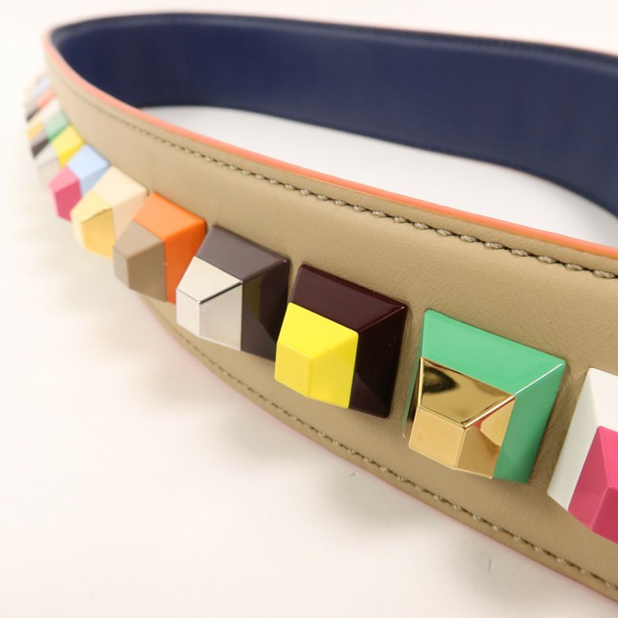 FENDI 牛皮皮革Strap You Strap肩背帶-6
