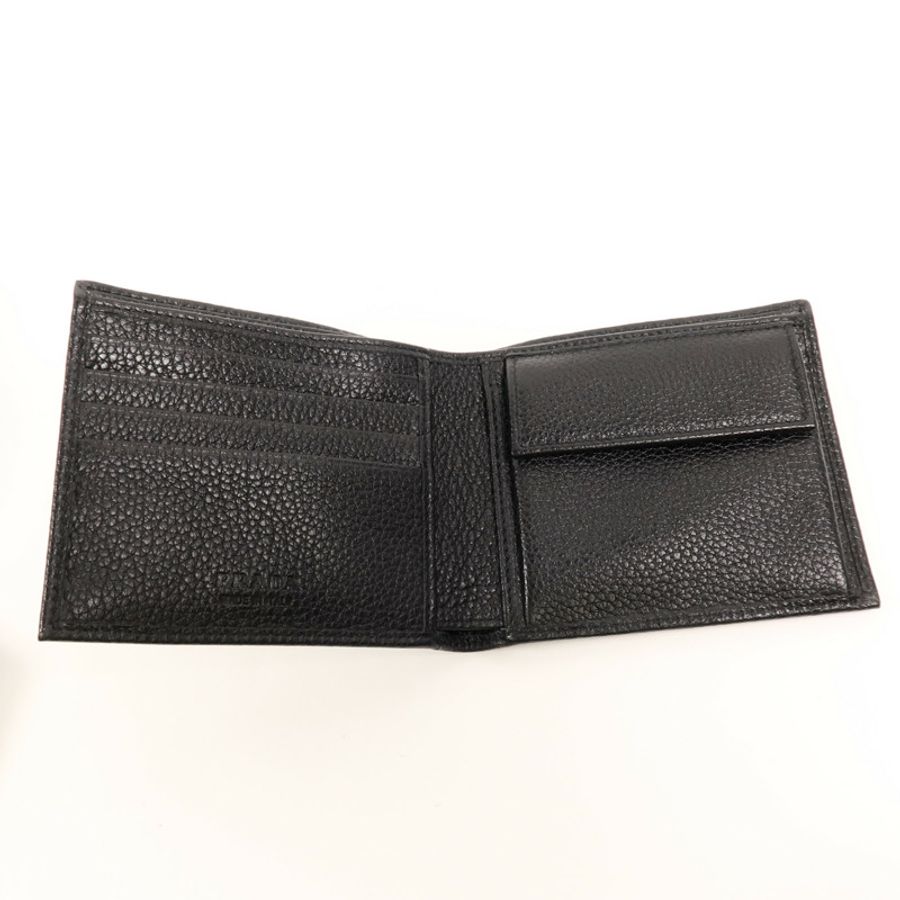 PRADA 牛皮皮革Wallet錢包-6