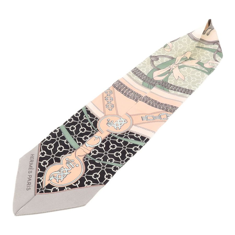 HERMES 絲質Twilly絲巾-2