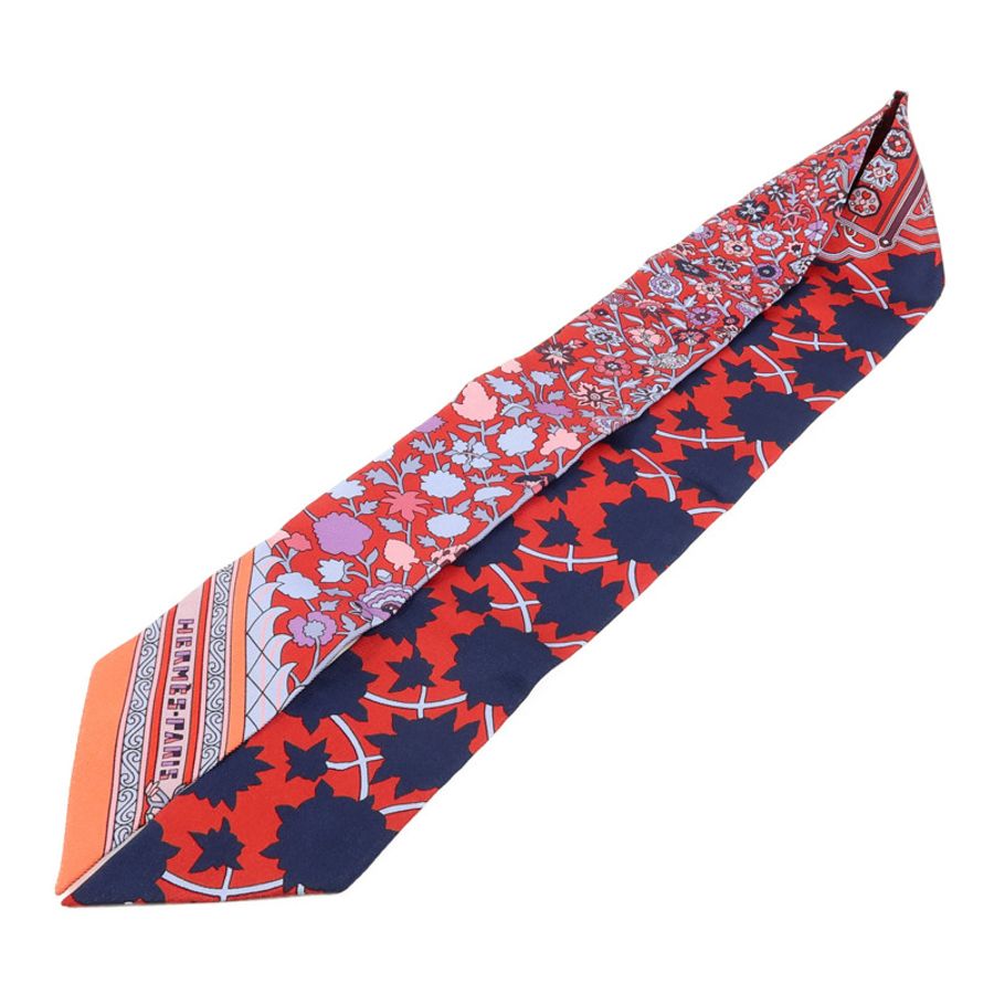 HERMES 絲質Twilly絲巾-2