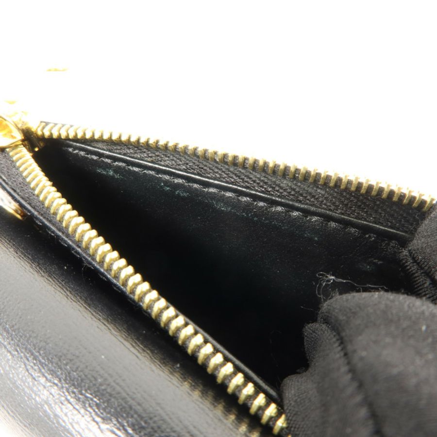 CELINE 牛皮皮革Triomphe Compact Wallet錢包-17