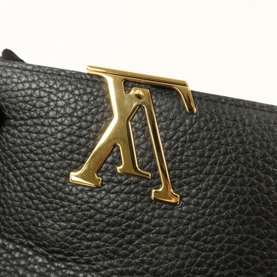 LOUIS VUITTON Taurillon Studded Soi Capucines Wallet長錢包-13