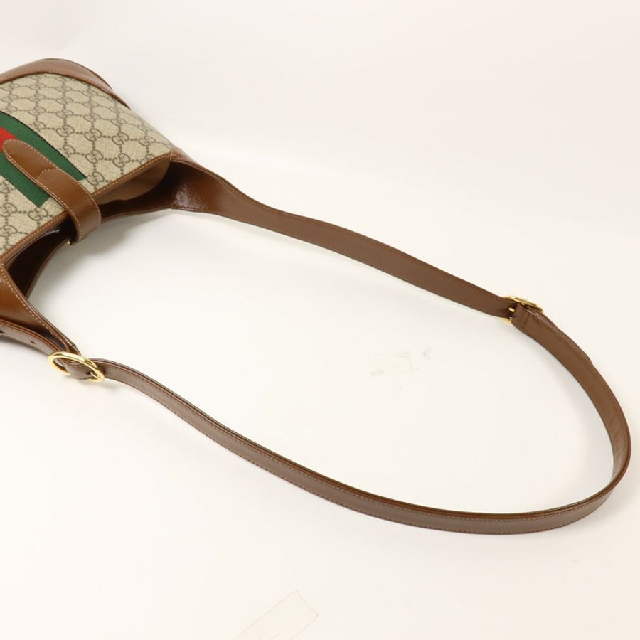 GUCCI 塗層帆布Jackie 1961 Small手挽肩背兩用袋-9