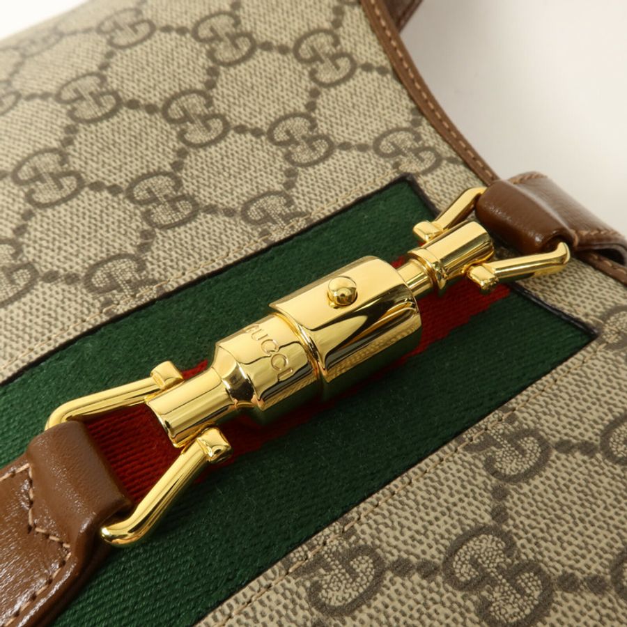 GUCCI 塗層帆布Jackie 1961 Small手挽肩背兩用袋-11