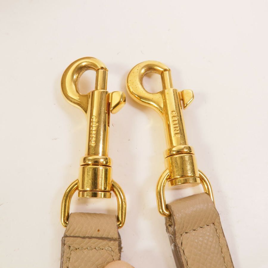 CELINE 牛皮皮革Mini Belt Bag手挽肩背兩用袋-6