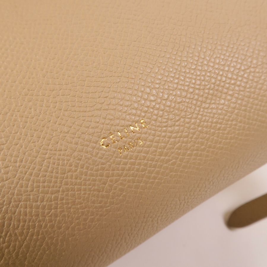 CELINE 牛皮皮革Mini Belt Bag手挽肩背兩用袋-7
