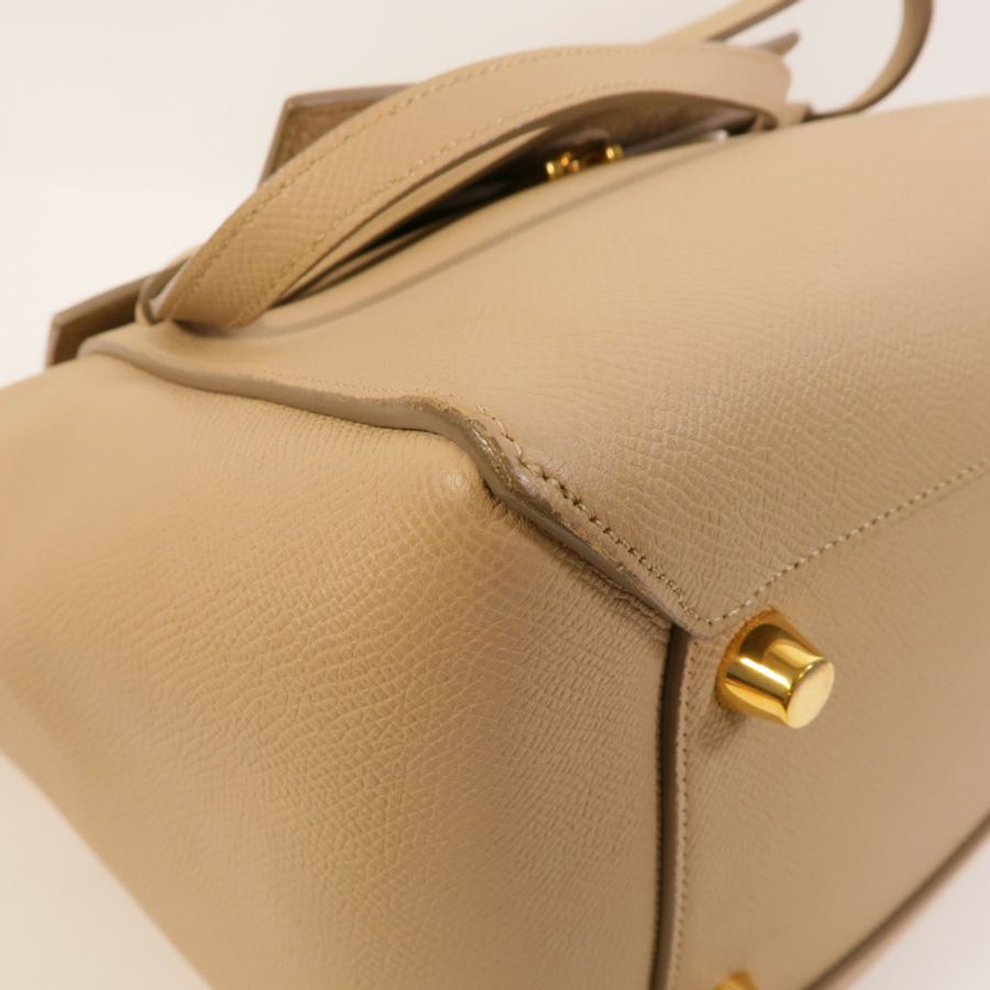 CELINE 牛皮皮革Mini Belt Bag手挽肩背兩用袋-12